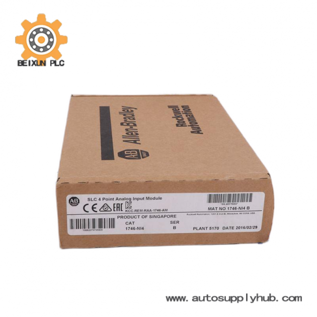 Allen Bradley 1746-NI4 SLC 4 Point Analog Input Module: Industrial Precision for Your Control System