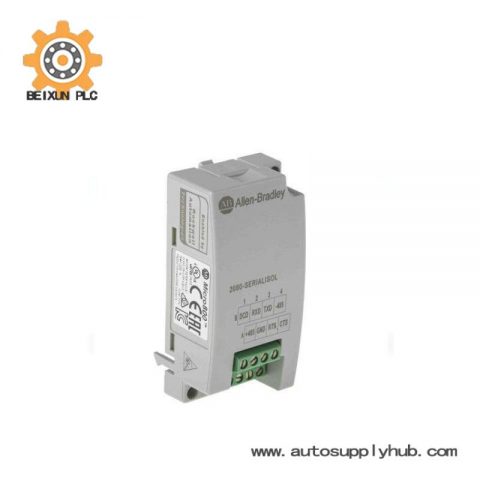 AB 2080 SERIALISOL Micro800 Isolated Serial Port Plug-In Module, Designed for Industrial Automation Solutions