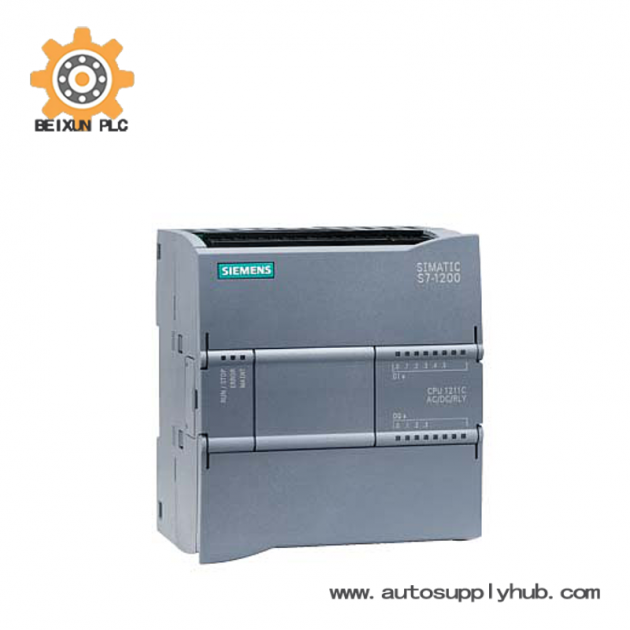 SIEMENS S7-1200 CPU 1211C - Compact AC/DC/Relay, Onboard I/O & Advanced Control Solutions