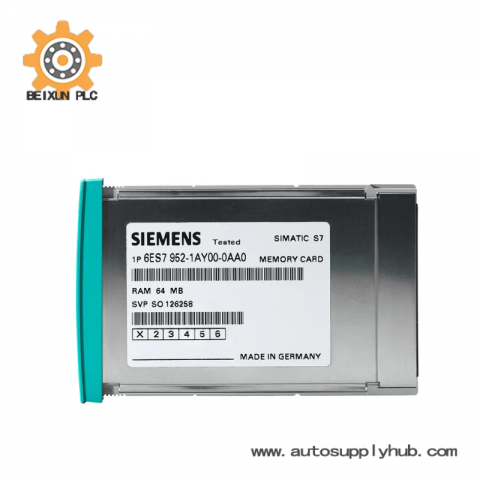 SIMENS S7, 6ES7952-0KF00-0AA0 Memory Card - Industrial Control Module