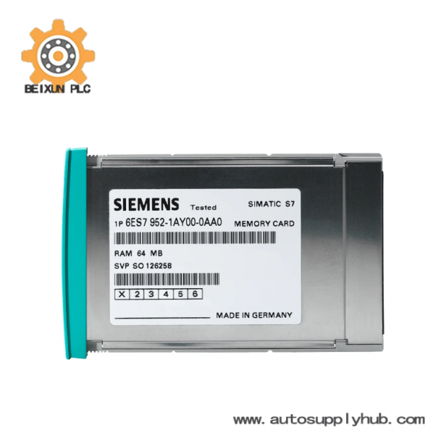 SIEMENS S7 Memory Card for 400 Series - 6ES7952-0KH00-0AA0