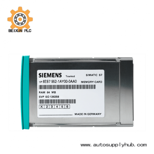 SIEMENS 6ES7952-1KL00-0AA0 Memory Module for Industrial Control Systems