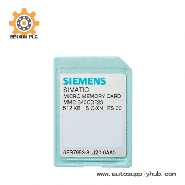 SIEMENS 6ES7953-8LF20-0AA0 Memory Card for Industrial Control