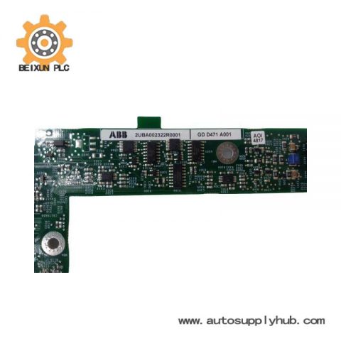 ABB GDD471A001 2UBA002322R0001 Motor Control Module