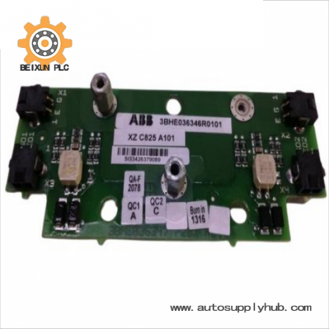 ABB 3BHE036346R0101 - XZ C825 A101 Control Card