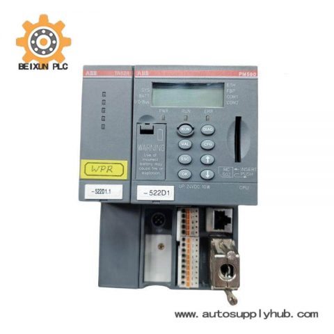 ABB PM590-ETH PLC Automation CPU, High Performance Control Solution