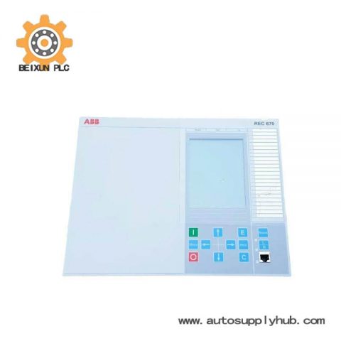 ABB REC670 1MRK000008-NB: Advanced Bay Control Display, Designed for Industrial Automation Excellence