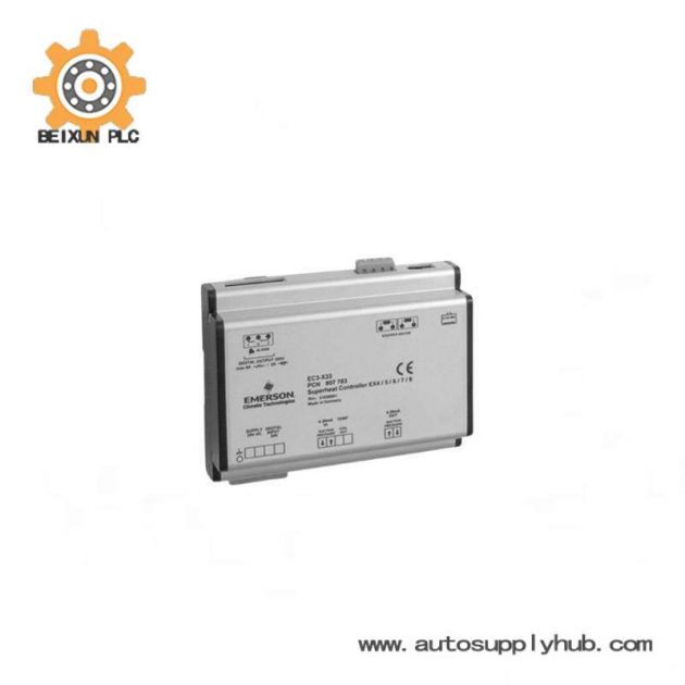 EMERSON EC3-X33 Universal Superheat Controller, Designed for Industrial HVAC Systems