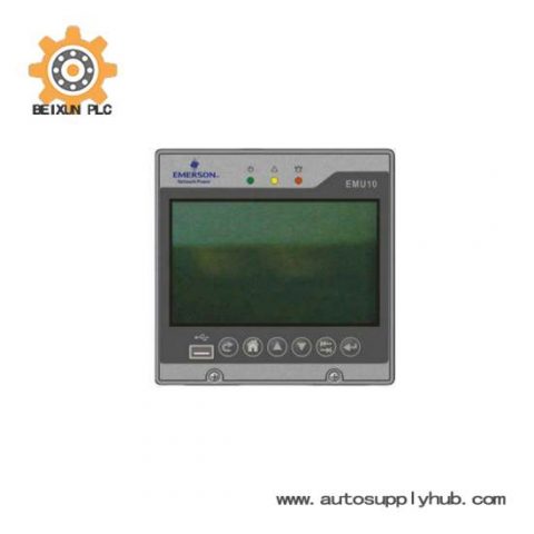 EMERSON EMU10 DC Monitor Module: Industrial Control Precision, 200 Characters or Less