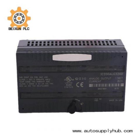 GE FANUC IC200ALG326B: Industrial Automation Module for Precision Control