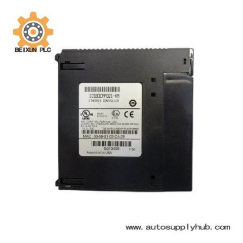 GE Fanuc IC693CMM321-KM Series 90-30 Ethernet Interface Module