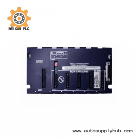 GE FANUC IC694CHS398 Serial Expansion Backplane with 5 Slots, Control & Automation