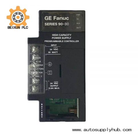 GE IC693PWR331 - High Capacity Power Supply Module, Optimized for Industry 4.0 Applications