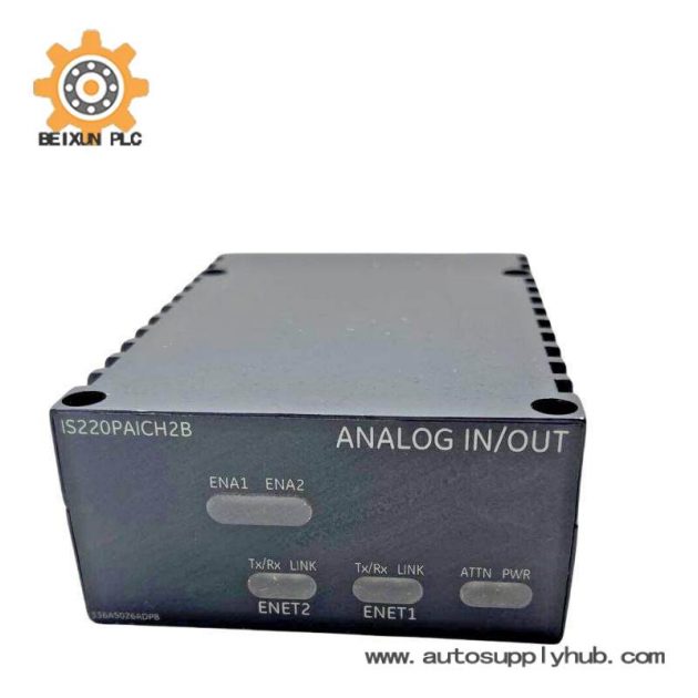 GE IS220PAICH2B: Industrial Control Analog In/Out Module with 200 mA