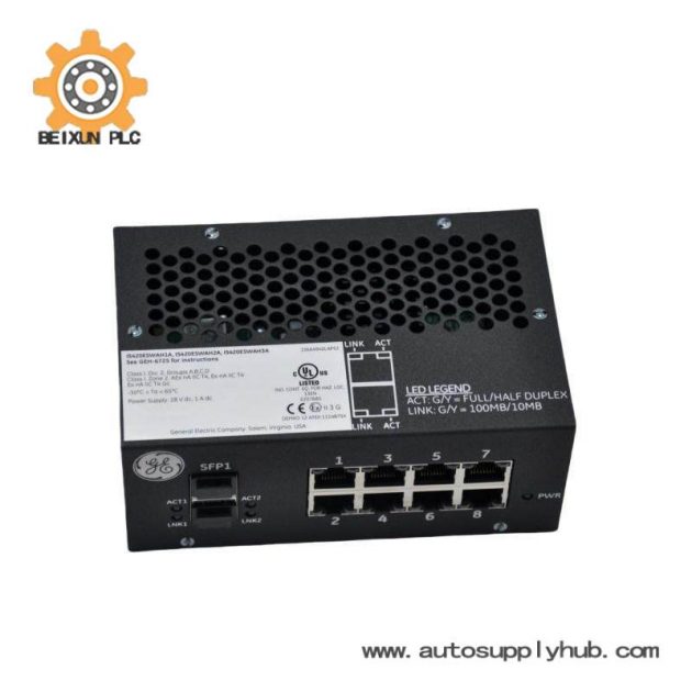 General Electric IS420ESWAH3A - Mark VIe Series IONet Switch, Efficient Industrial Control Solution