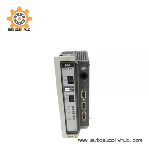 Modicon PC-E984-685, Model 984 CPU Module - Advanced Control Solutions for Industrial Automation