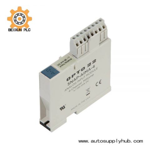 Opto 22 SNAP-AIMA-4: 4-Channel Analog Current Input Module