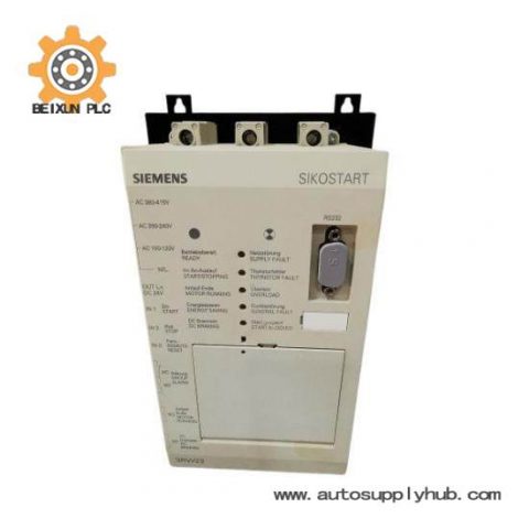 SIEMENS 3RW2920-1BC05 Spare Control Unit: For Maintenance & Replacement, High-Quality & Reliable