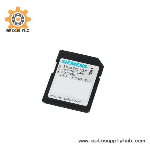 SIEMENS SIMATIC SD Memory Card 6AV2181-8XP00-0AX0: Industrial Control Solutions for Enhanced Efficiency