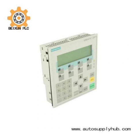 SIEMENS 6AV3607-1JC20-0AX2 Operator Panel: Precision Control in Industrial Automation