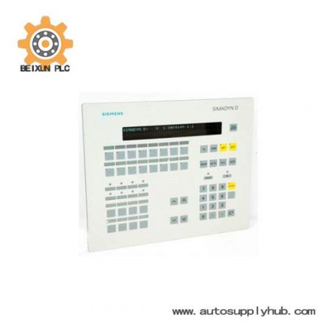 Siemens Operator Panel, 6DD1670-0AF0, SIEMENS PLC Systems