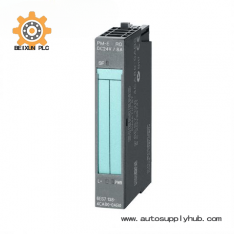 Siemens 6ES7138-4CA50-0AB0: I/O Power Module for Industrial Automation