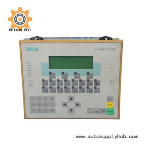 SIEMENS C7-633DP 6ES7633-2BF02-0AE3: Industrial-grade Compact Display & Control Unit