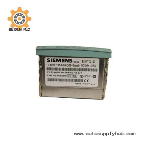 SIEMENS 6ES7951-0KD00-0AA0 - Advanced S7 Memory Card for Industrial Automation