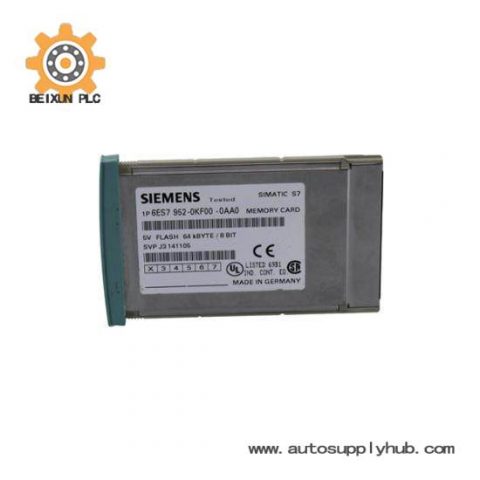 SIEMENS 6ES7952-0KF00-0AA0 Memory Card: Advanced Control Solution for Industrial Automation