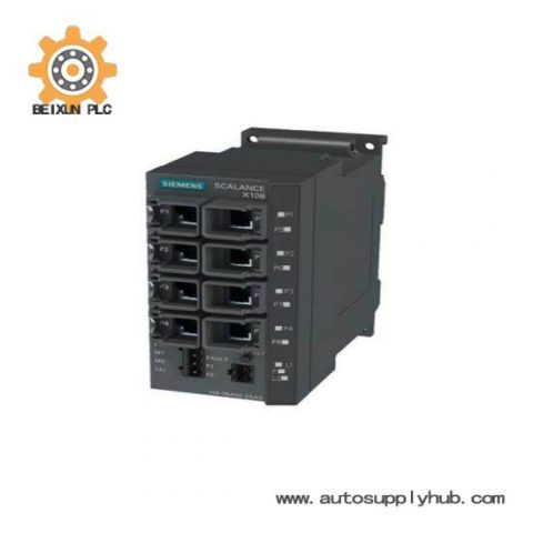 Siemens 6GK5108-0BA00-2AA3: Unmanaged Industrial Ethernet Switch for Reliable Network Connections