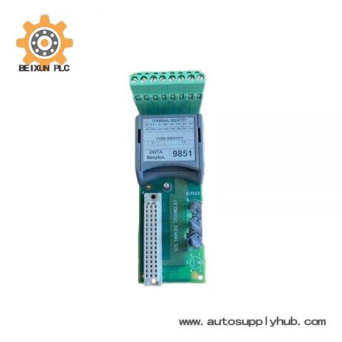 ICS TRIPLEX T9851 Analog Output Module - Precision Control in Manufacturing