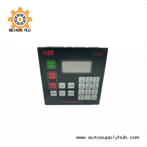 ABB CMA112 - High-Performance Diesel Control Display Panel