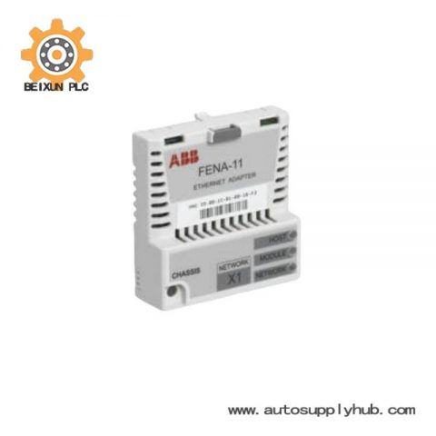 ABB FENA-11 EtherNet Bus Adapter - Ethernet Communication Module for Industrial Automation